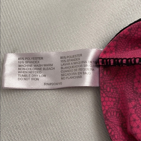 Body Form magenta and black lace 1x panty - Picture 5 of 6